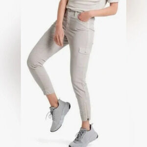 MARC CAIN SPORT CARGO WOMENS ZIPPER AT ANKLE VELVET MICRO CORDURY NEW WITH TAGS